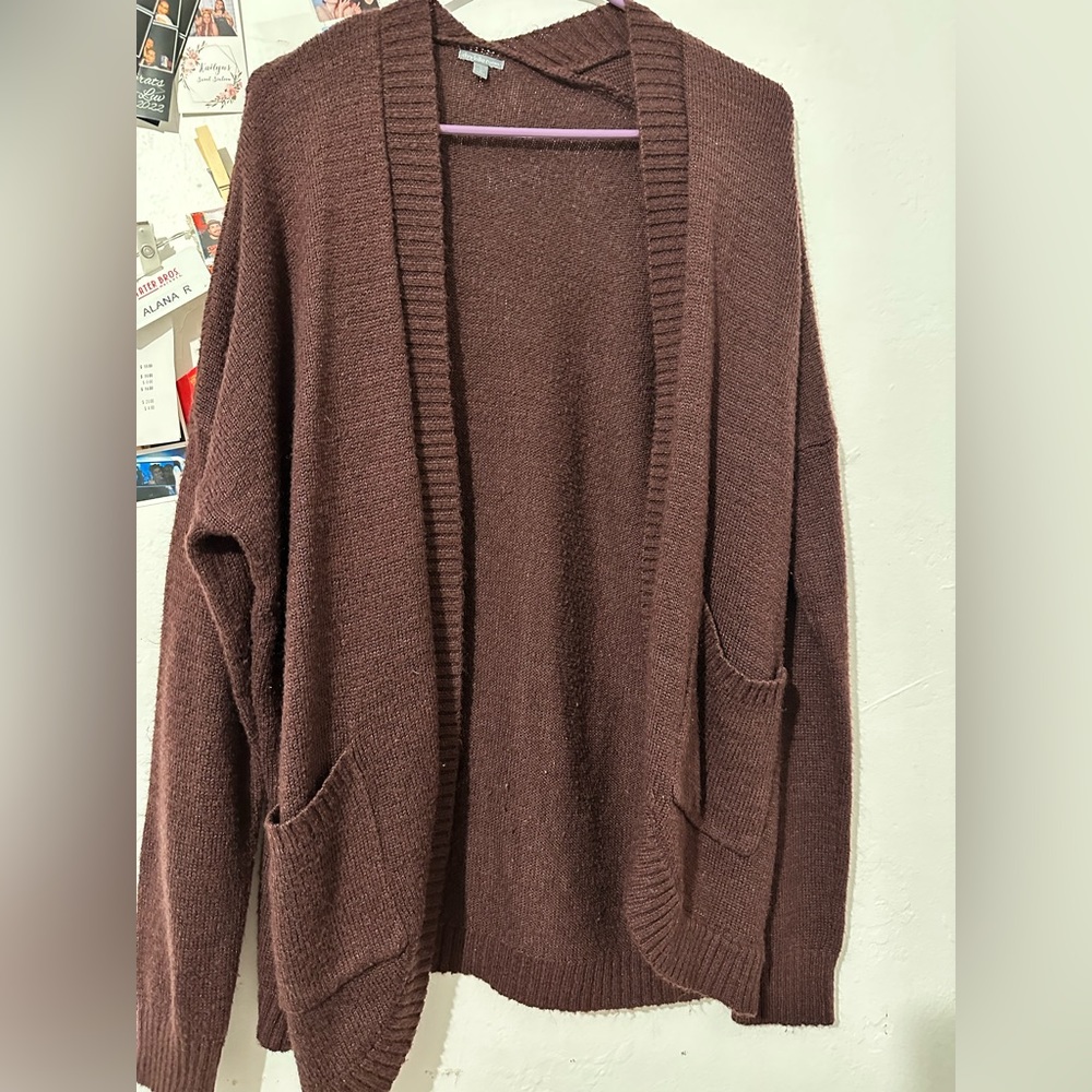 Dark purple cardigan